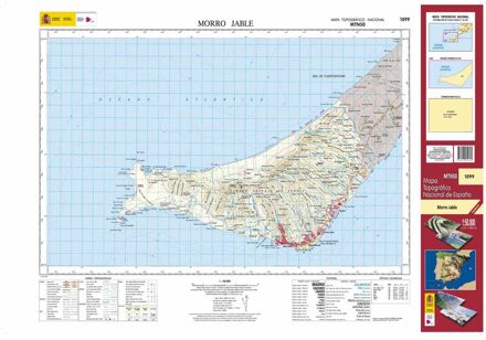 Topografische kaart 1099 MT50 Morro Jable (Fuerteventura) | CNIG - Instituto Geográfico Nacional1