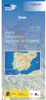 Topografische kaart 1104-IV Telde (Gran Canaria) | CNIG - Instituto Geográfico Nacional
