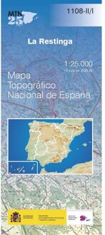 Topografische kaart 1108-II/I La Restinga (El Hierro) | CNIG - Instituto Geográfico Nacional