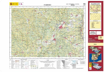 Topografische kaart 126 MT50 Fabero | CNIG - Instituto Geográfico Nacional1