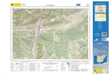 Topografische kaart 129-II La Robla | CNIG - Instituto Geográfico Nacional1