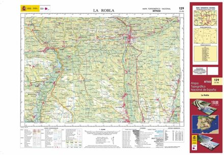 Topografische kaart 129 MT50 La Robla | CNIG - Instituto Geográfico Nacional1