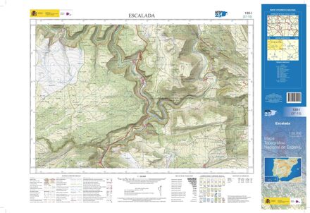 Topografische kaart 135-I Escalada | CNIG - Instituto Geográfico Nacional1