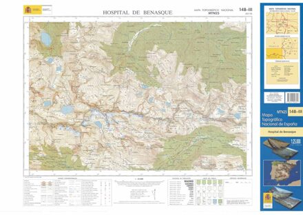 Topografische kaart 148-III Hospital de Benasque | CNIG - Instituto Geográfico Nacional1