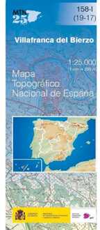 Topografische kaart 158-I Vega de Valcarce | CNIG - Instituto Geográfico Nacional1