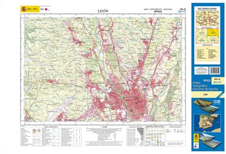 Topografische kaart 161-II León | CNIG - Instituto Geográfico Nacional1
