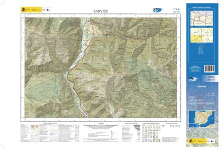 Topografische kaart 178-III Sarvisé | CNIG - Instituto Geográfico Nacional1