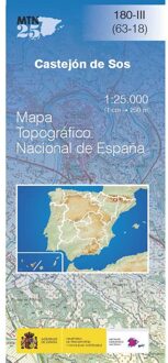 Topografische kaart 180-III Castejón de Sos | CNIG - Instituto Geográfico Nacional
