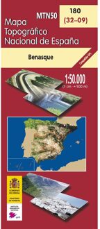 Topografische kaart 180 MT50 Benasque | CNIG - Instituto Geográfico Nacional