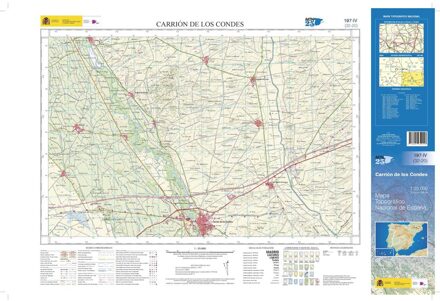 Topografische kaart 197-IV Carrión de los Condes | CNIG - Instituto Geográfico Nacional1
