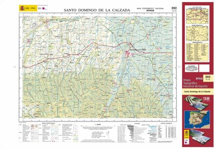 Topografische kaart 202 MT50 Santo Domingo de la Calzada | CNIG - Instituto Geográfico Nacional1