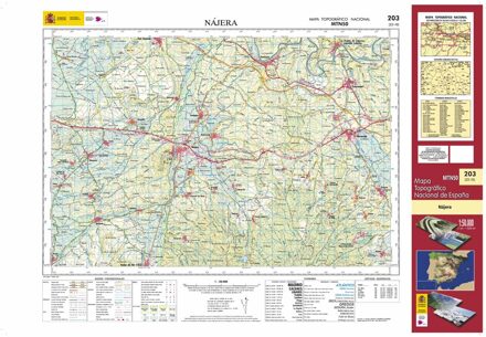 Topografische kaart 203 MT50 Nájera | CNIG - Instituto Geográfico Nacional1
