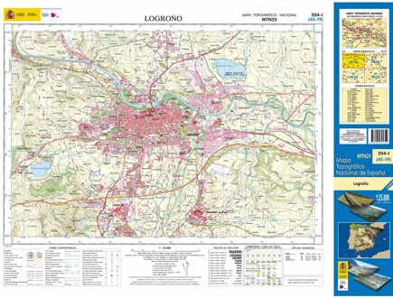 Topografische kaart 204-I Logroño | CNIG - Instituto Geográfico Nacional1