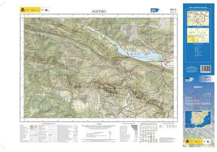 Topografische kaart 209-III Agüero | CNIG - Instituto Geográfico Nacional1