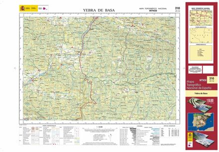 Topografische kaart 210 MT50 Yebra de Basa | CNIG - Instituto Geográfico Nacional1