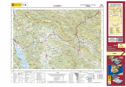 Topografische kaart 212 MT50 Campo | CNIG - Instituto Geográfico Nacional1