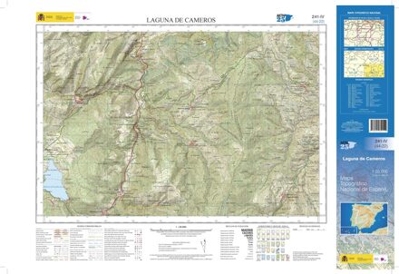 Topografische kaart 241-IV Laguna de Cameros | CNIG - Instituto Geográfico Nacional1