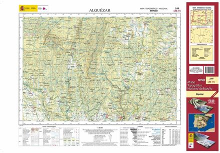 Topografische kaart 249 MT50 Alquézar | CNIG - Instituto Geográfico Nacional1