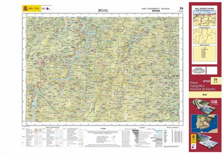 Topografische kaart 26 MT50 Boal | CNIG - Instituto Geográfico Nacional1