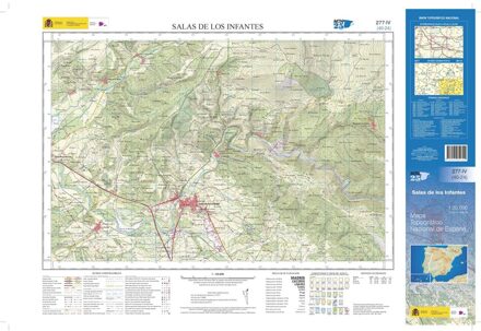 Topografische kaart 277-IV Salas de los Infantes | CNIG - Instituto Geográfico Nacional1
