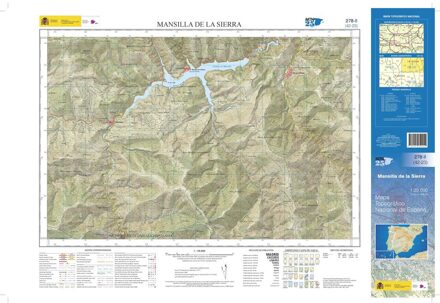 Topografische kaart 278-II Mansilla de la Sierra | CNIG - Instituto Geográfico Nacional1