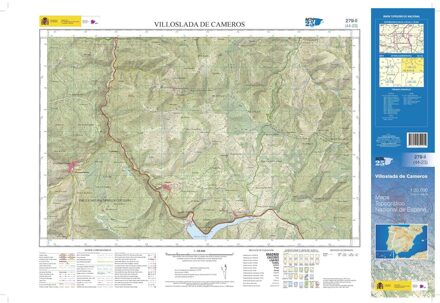 Topografische kaart 279-II Villoslada de Cameros | CNIG - Instituto Geográfico Nacional1