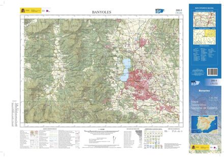 Topografische kaart 295-II Banyoles | CNIG - Instituto Geográfico Nacional1