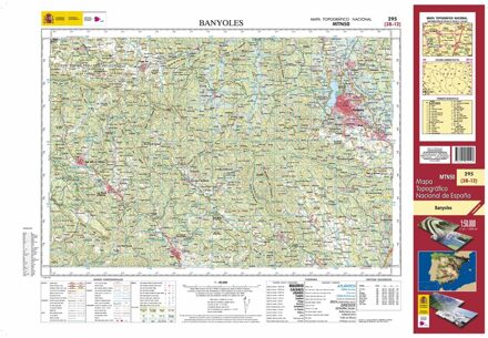 Topografische kaart 295 MT50 Banyoles | CNIG - Instituto Geográfico Nacional1