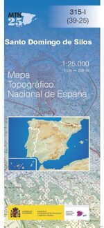 Topografische kaart 315-I Santo Domingo de Silos | CNIG - Instituto Geográfico Nacional1