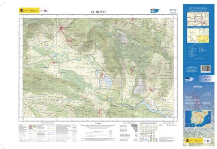 Topografische kaart 317-IV El Royo | CNIG - Instituto Geográfico Nacional1