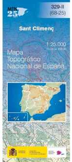 Topografische kaart 329-II Sant Climenç | CNIG - Instituto Geográfico Nacional