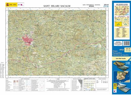 Topografische kaart 333-III Sant Hilari Sacalm | CNIG - Instituto Geográfico Nacional1