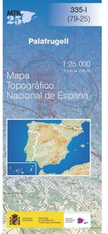 Topografische kaart 335-I Palafrugell | CNIG - Instituto Geográfico Nacional1