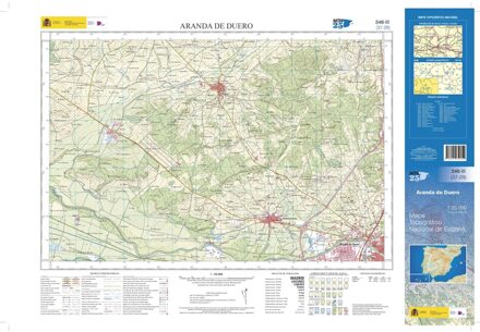 Topografische kaart 346-III Aranda de Duero | CNIG - Instituto Geográfico Nacional1