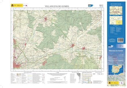 Topografische kaart 346-IV Villanueva de Gumiel | CNIG - Instituto Geográfico Nacional1