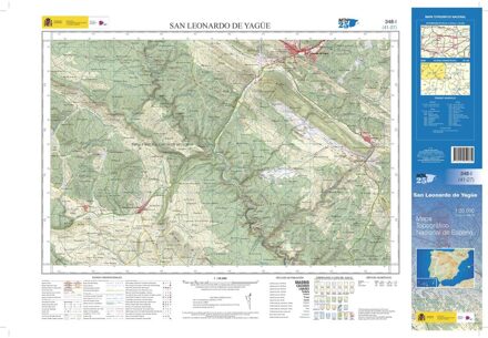 Topografische kaart 348-I San Leonardo de Yagüe | CNIG - Instituto Geográfico Nacional1