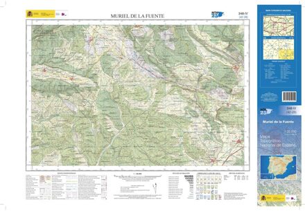 Topografische kaart 348-IV Muriel de la Fuente | CNIG - Instituto Geográfico Nacional1