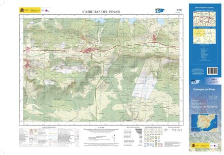 Topografische kaart 349-I Cabrejas del Pinar | CNIG - Instituto Geográfico Nacional1