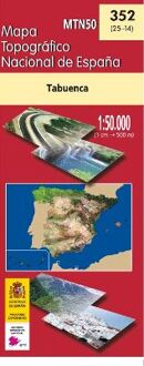 Topografische kaart 352 MT50 Tabuenca | CNIG - Instituto Geográfico Nacional