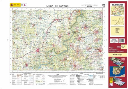 Topografische kaart 395 MT50 Muga de Sayago | CNIG - Instituto Geográfico Nacional1