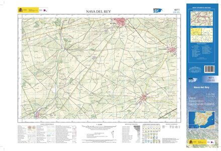 Topografische kaart 427-I Nava del Rey | CNIG - Instituto Geográfico Nacional1