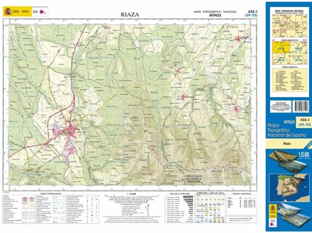 Topografische kaart 432-I Riaza | CNIG - Instituto Geográfico Nacional1