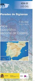 Topografische kaart 434-III Paredes de Sigüenza | CNIG - Instituto Geográfico Nacional