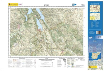 Topografische kaart 437-III Ibdes | CNIG - Instituto Geográfico Nacional1