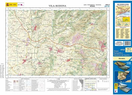 Topografische kaart 446-II Vila-Rodona | CNIG - Instituto Geográfico Nacional1