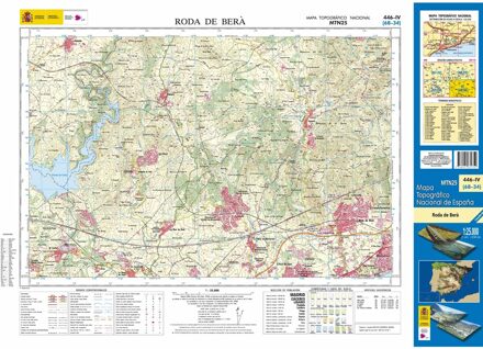 Topografische kaart 446-IV Roda de Berà | CNIG - Instituto Geográfico Nacional1