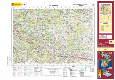 Topografische kaart 46 MT50 Guitiriz | CNIG - Instituto Geográfico Nacional1