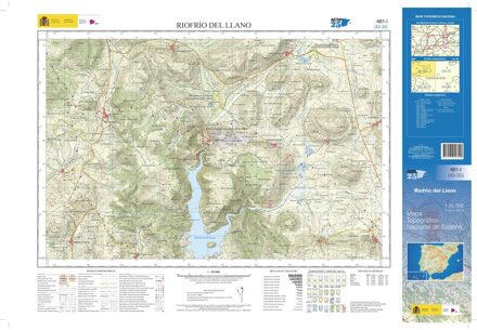 Topografische kaart 461-I Riofrío del Llano | CNIG - Instituto Geográfico Nacional1