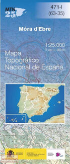 Topografische kaart 471-I Móra d'Ebre | CNIG - Instituto Geográfico Nacional