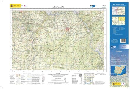 Topografische kaart 475-II Cerralbo | CNIG - Instituto Geográfico Nacional1